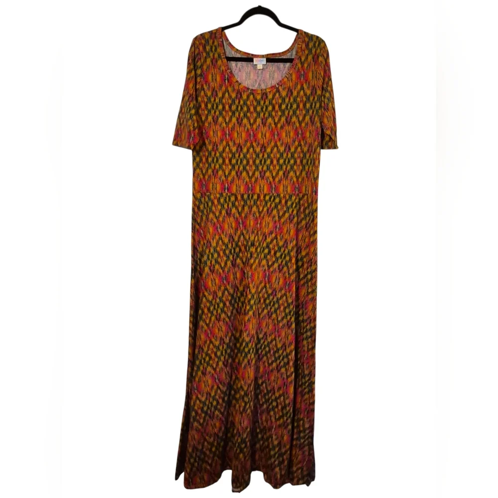 LuLaRoe Ana Maxi Dress 3X - Picture 1 of 3